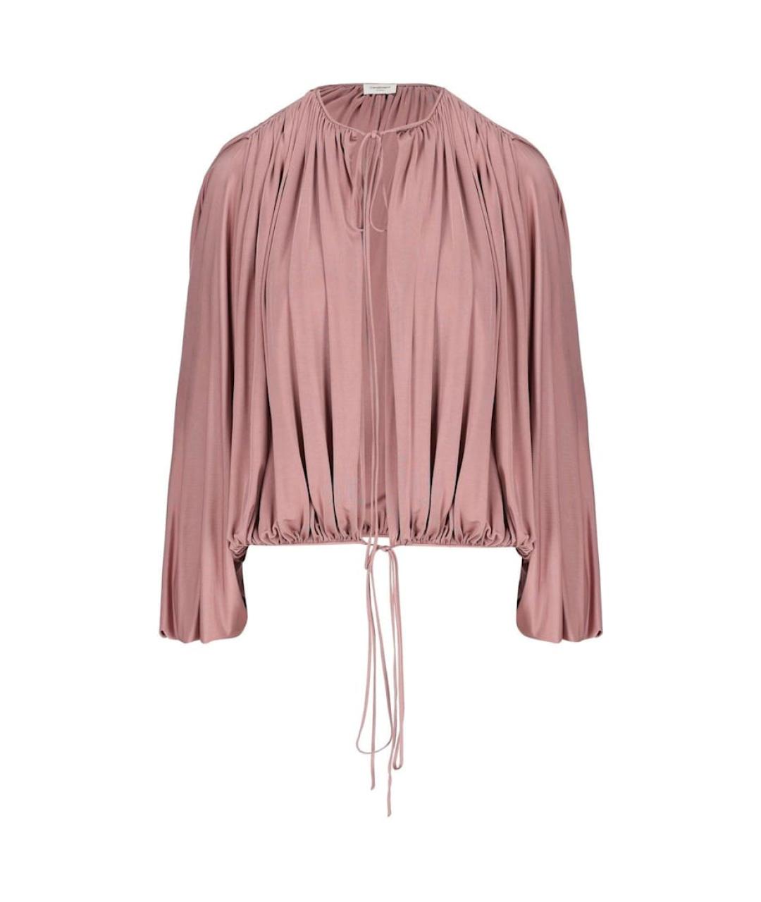 SAINT LAURENT Розовая вискозная блузы, фото 1