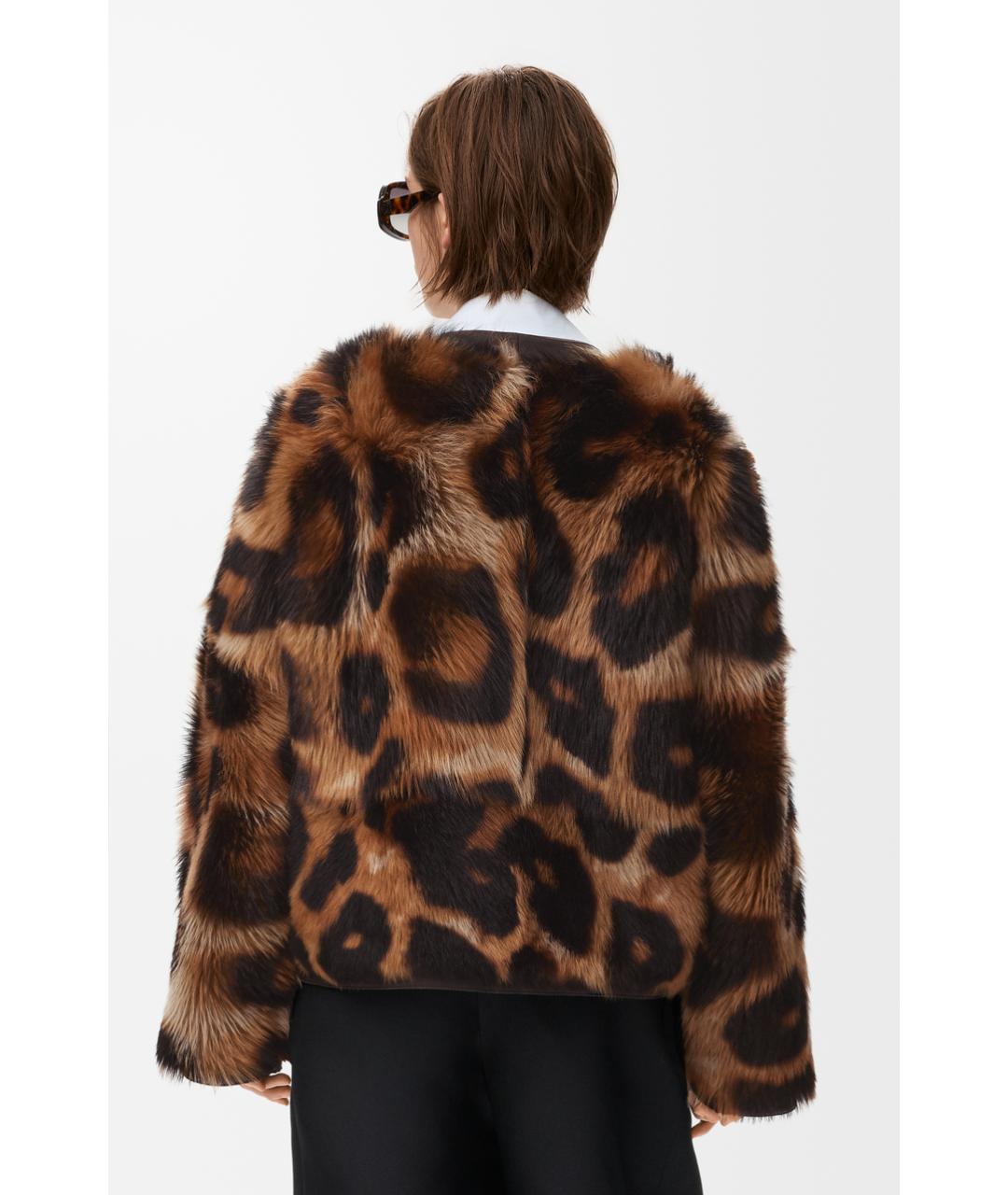 LOEWE Мульти меховая шуба, фото 4