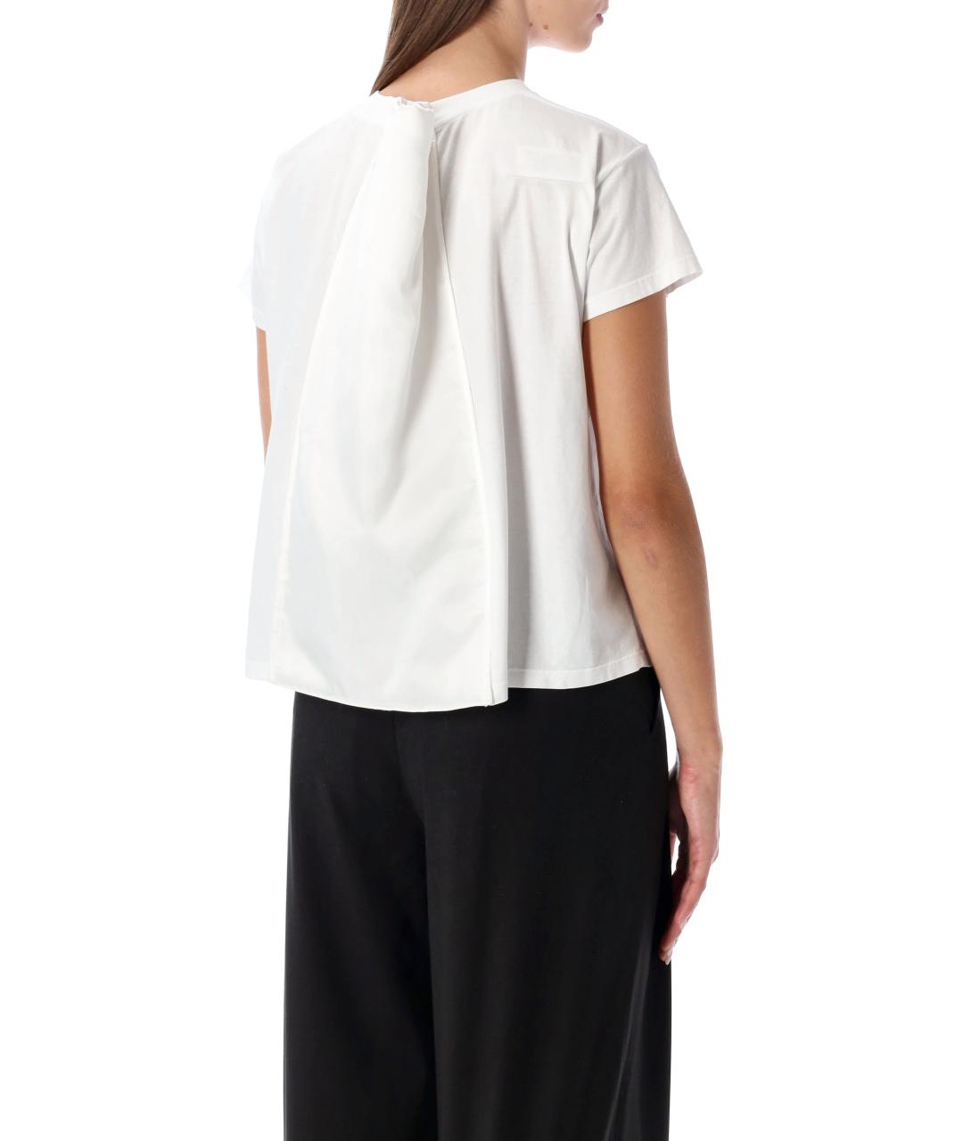 MM6 MAISON MARGIELA Белая хлопковая футболка, фото 2