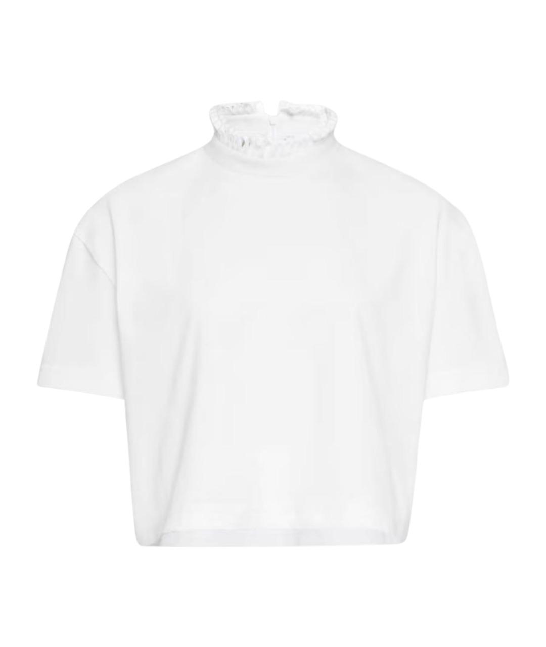 ALAIA Белая хлопковая футболка, фото 1