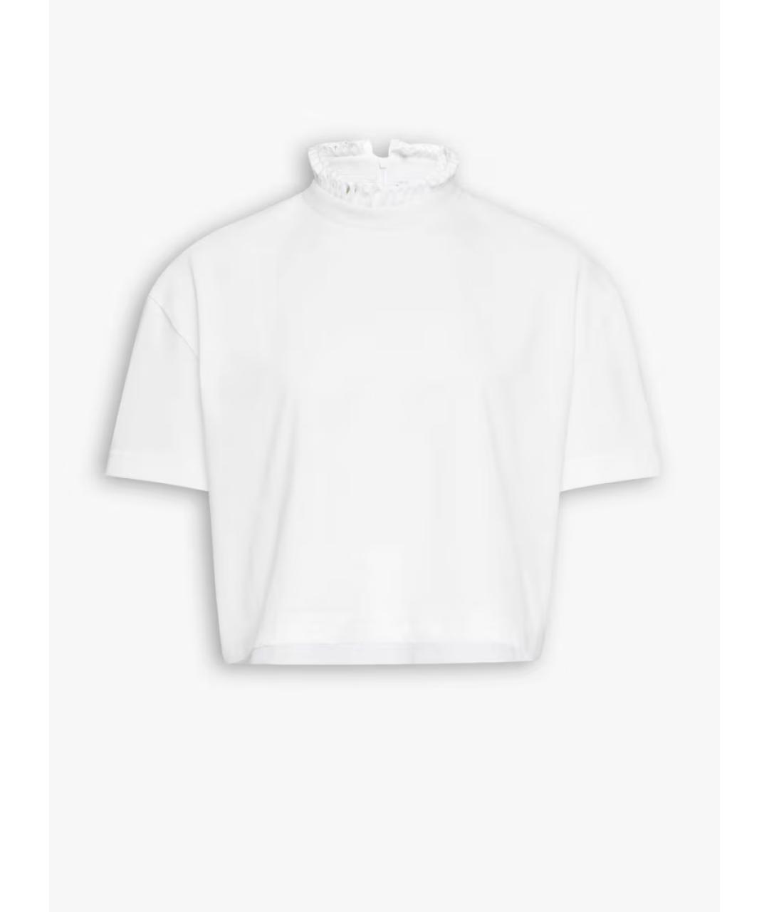 ALAIA Белая хлопковая футболка, фото 6