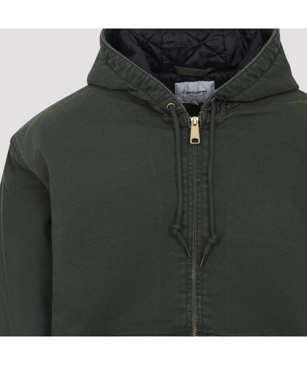 CARHARTT WIP Зеленая хлопковая куртка, фото 5