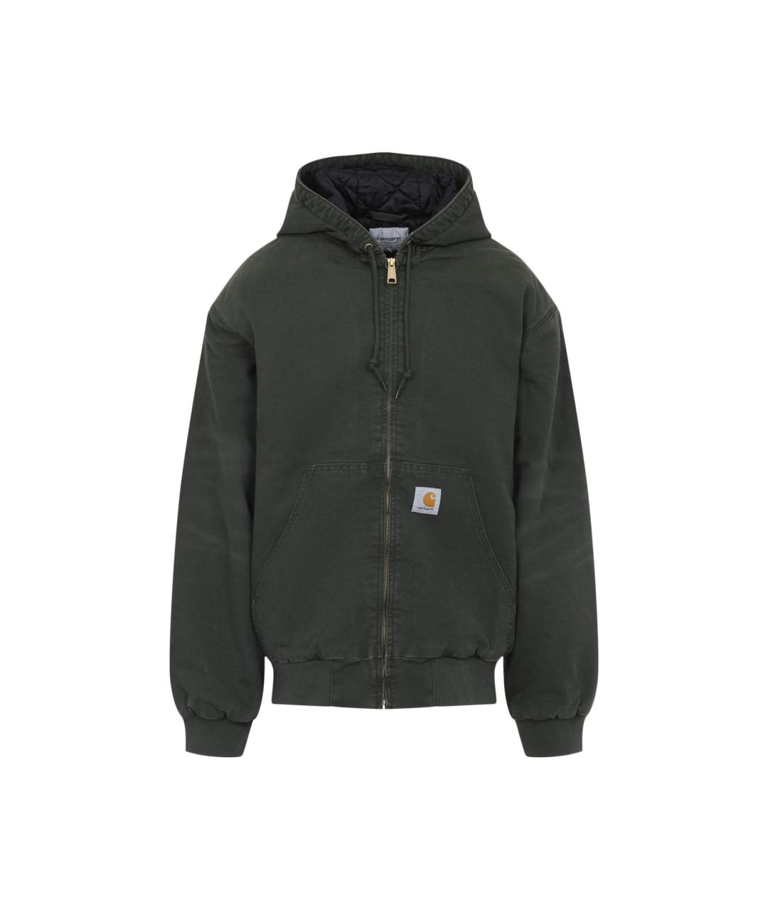CARHARTT WIP Зеленая хлопковая куртка, фото 1