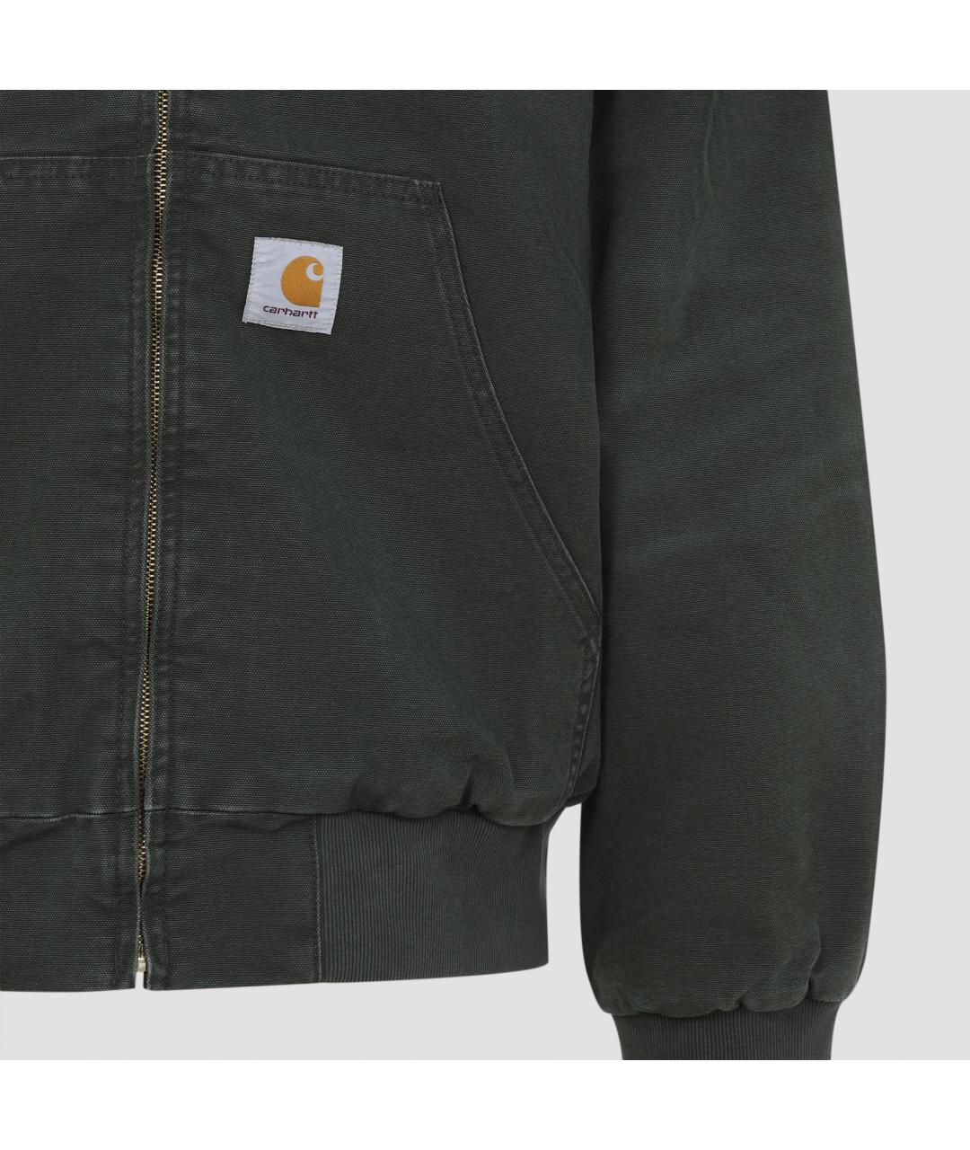 CARHARTT WIP Зеленая хлопковая куртка, фото 4