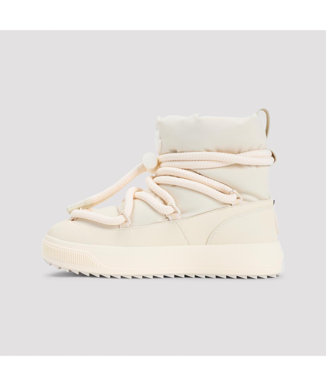 MONCLER Белые синтетические ботинки, фото 3