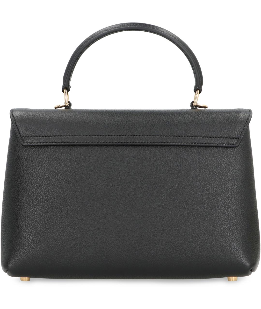 CELINE Черная кожаная сумка тоут, фото 4