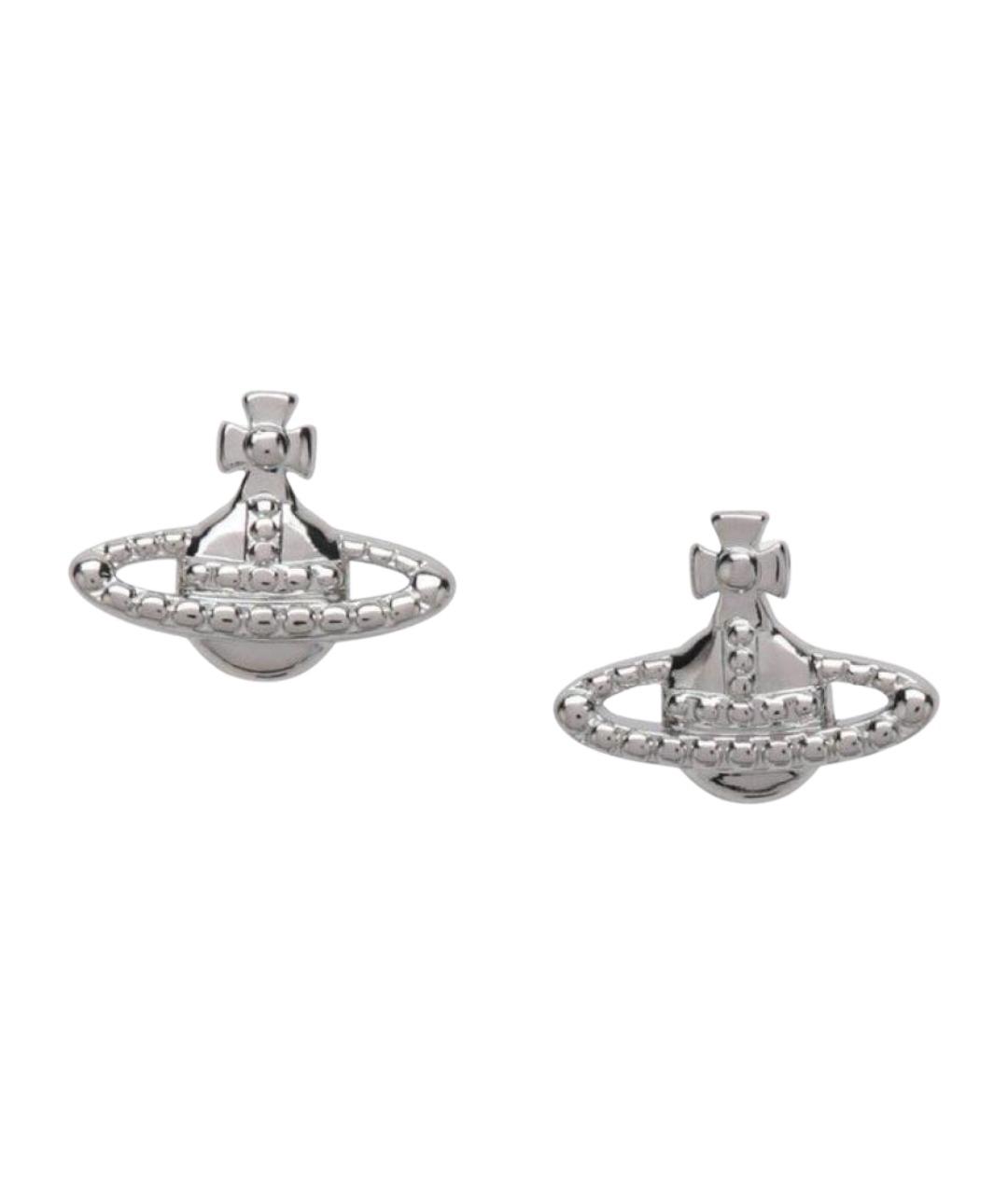 VIVIENNE WESTWOOD Серебряные металлические серьги, фото 1