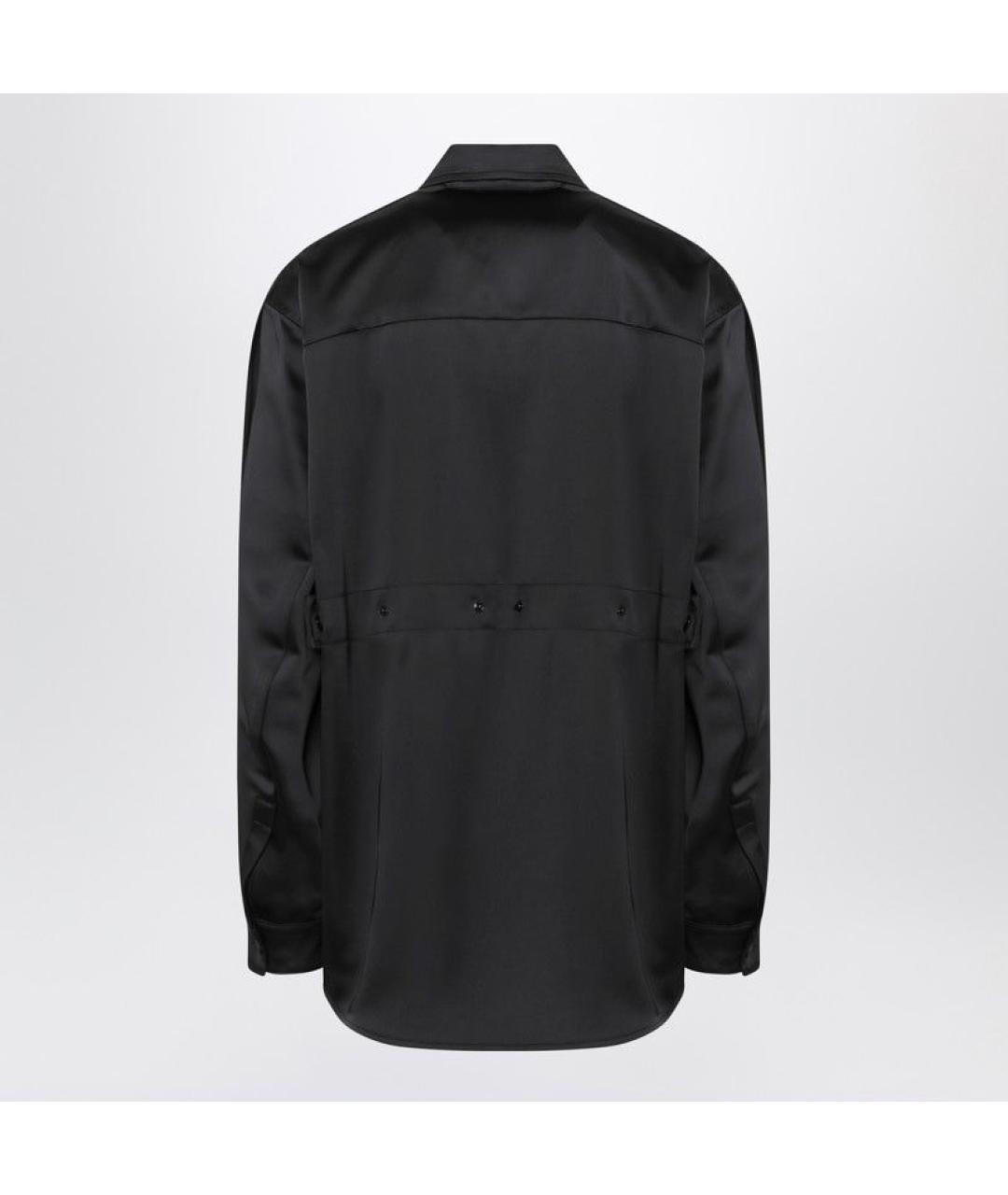 MONCLER Черная полиэстеровая рубашка, фото 2