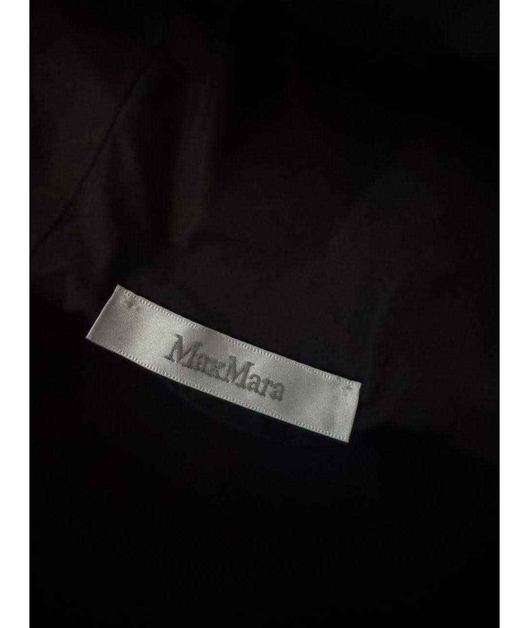 MAX MARA Черный полиэстеровый жилет, фото 3