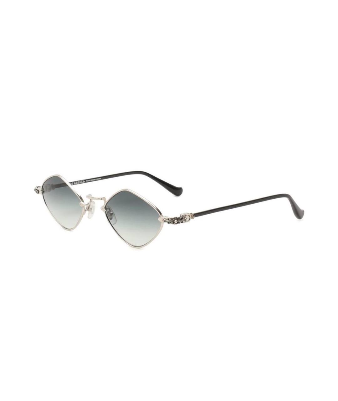 CHROME HEARTS Серебряные металлические солнцезащитные очки, фото 2