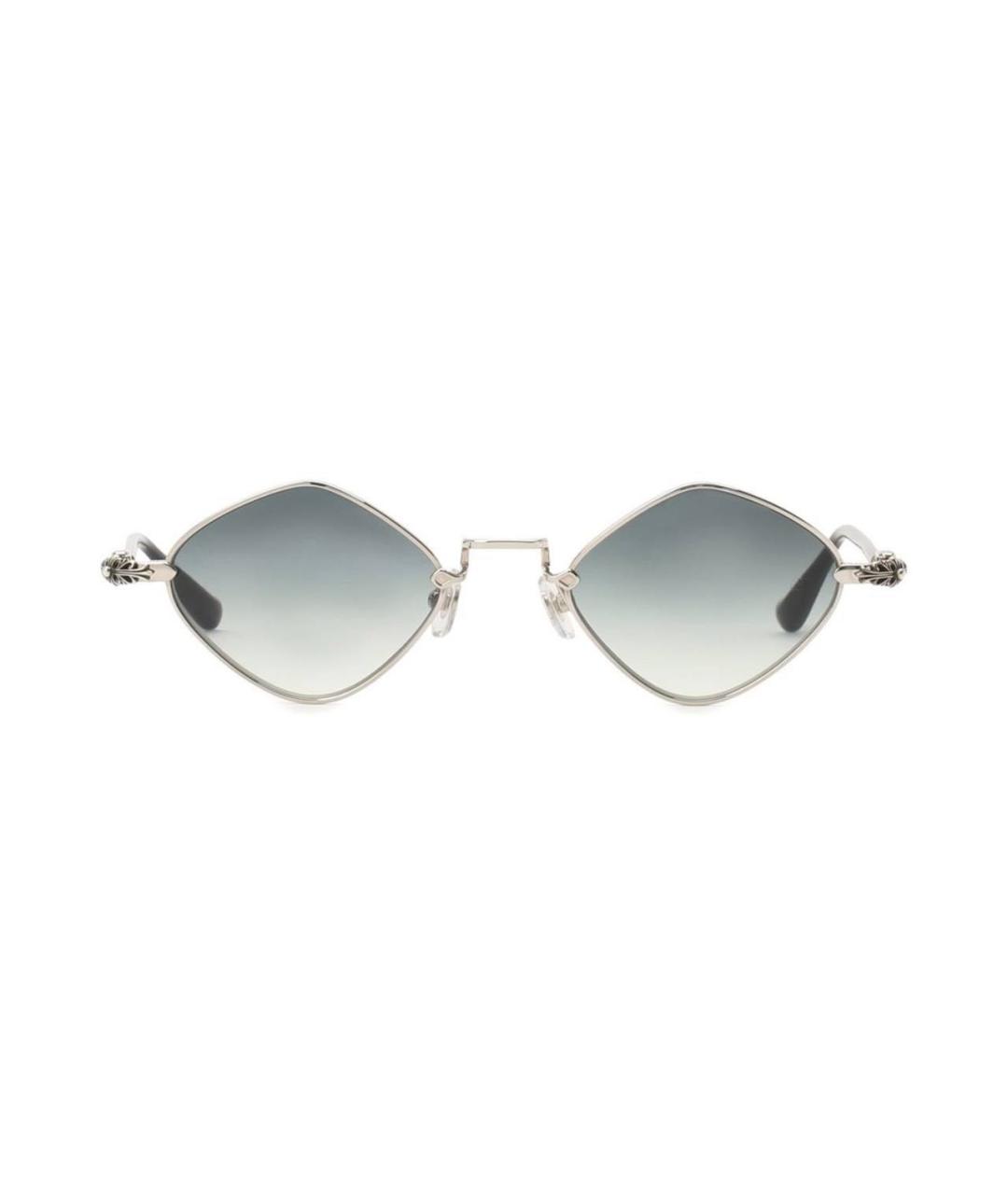 CHROME HEARTS Серебряные металлические солнцезащитные очки, фото 1