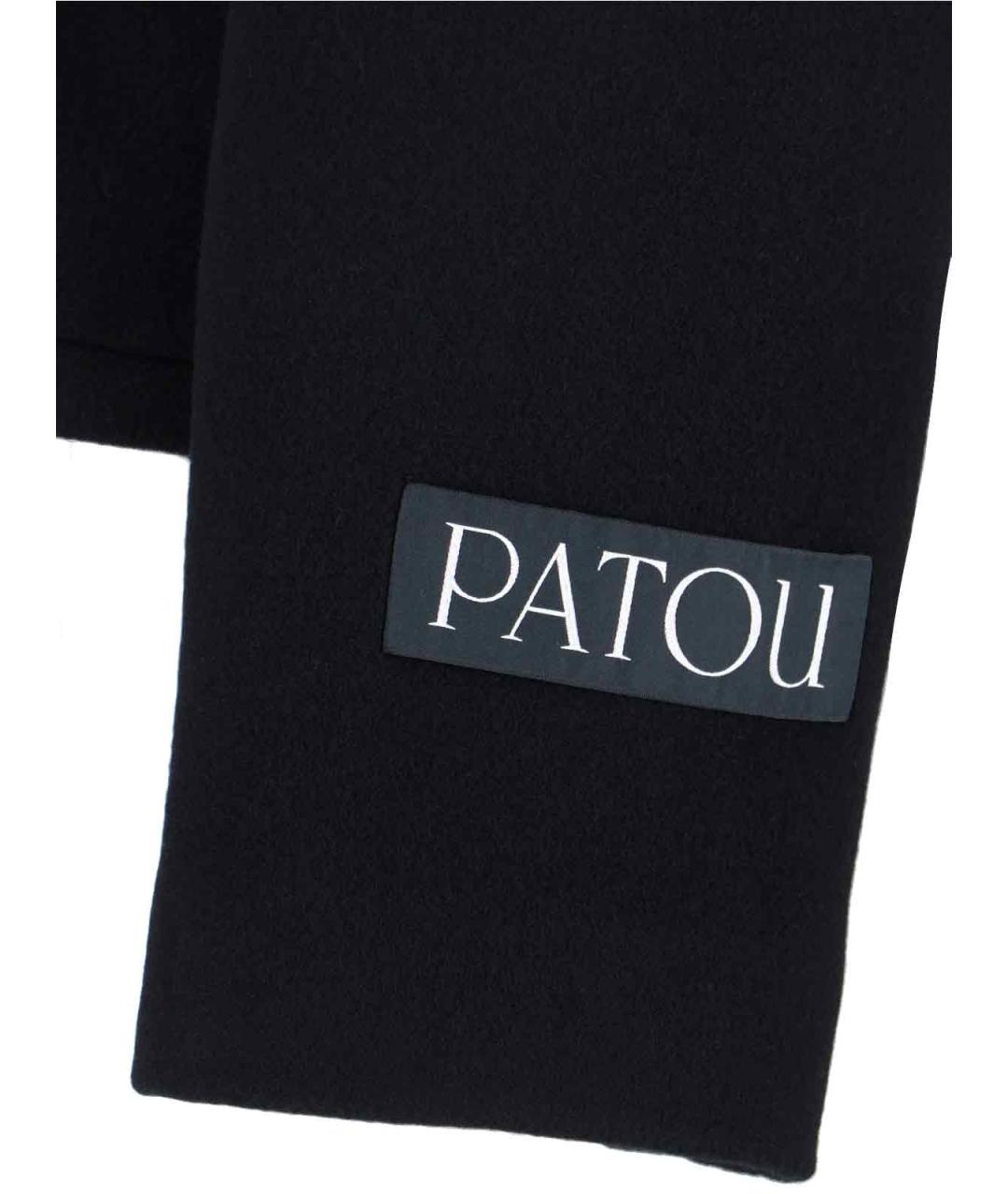 PATOU Черное шерстяное пальто, фото 3