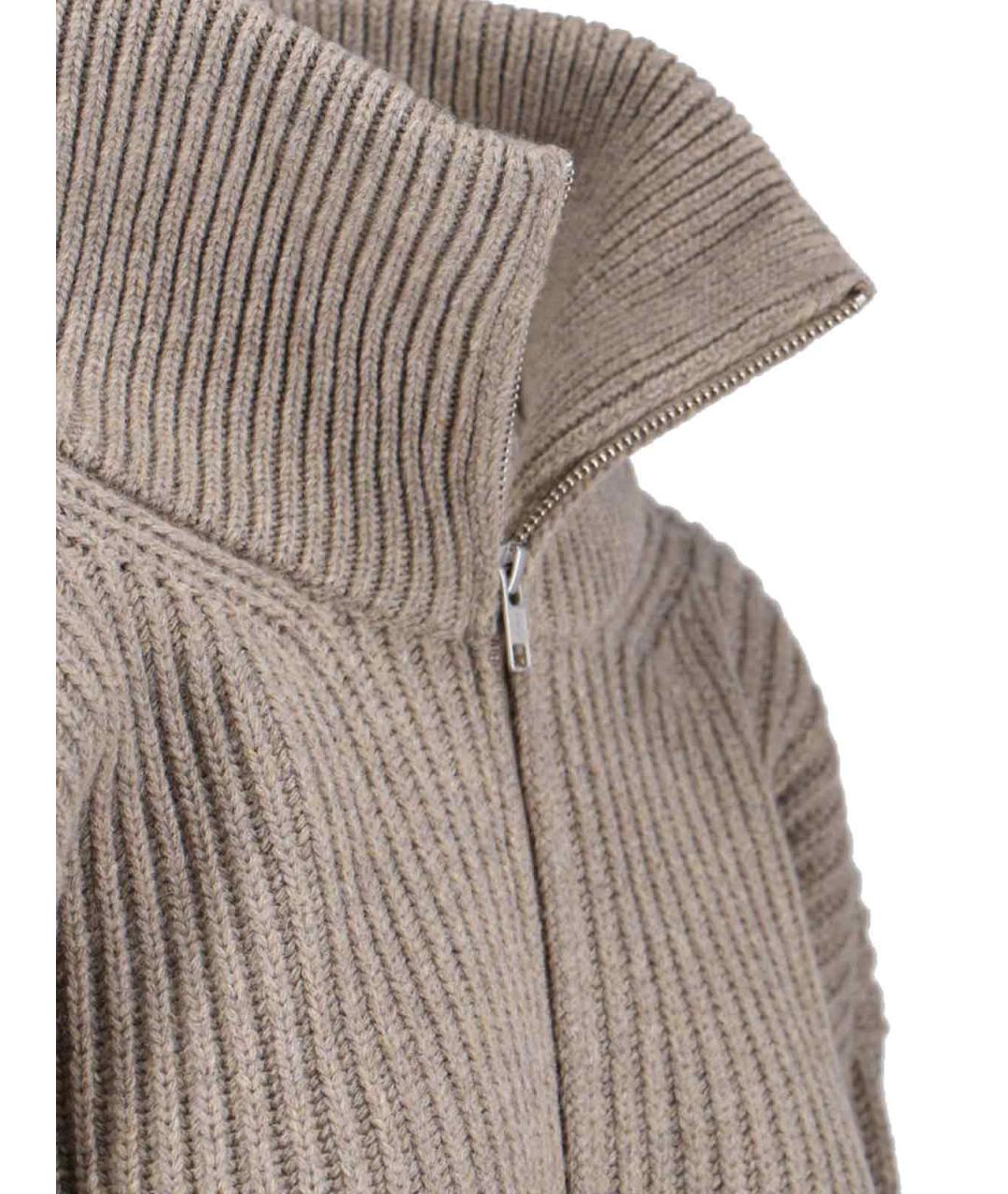 MM6 MAISON MARGIELA Бежевый шерстяной джемпер / свитер, фото 5