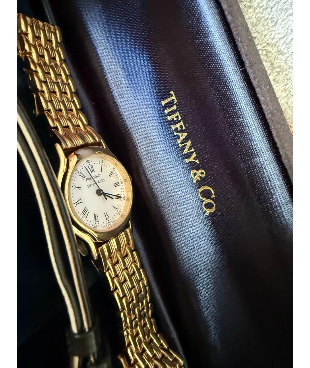 TIFFANY&CO Золотые позолоченные часы, фото 5