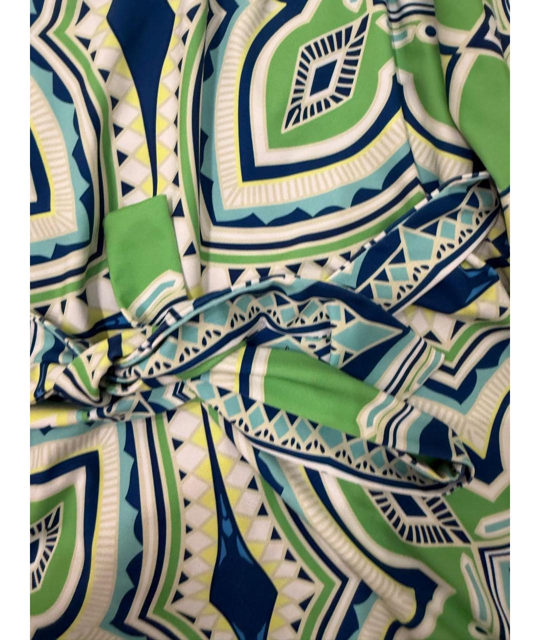 EMILIO PUCCI Мульти шелковое повседневное платье, фото 3