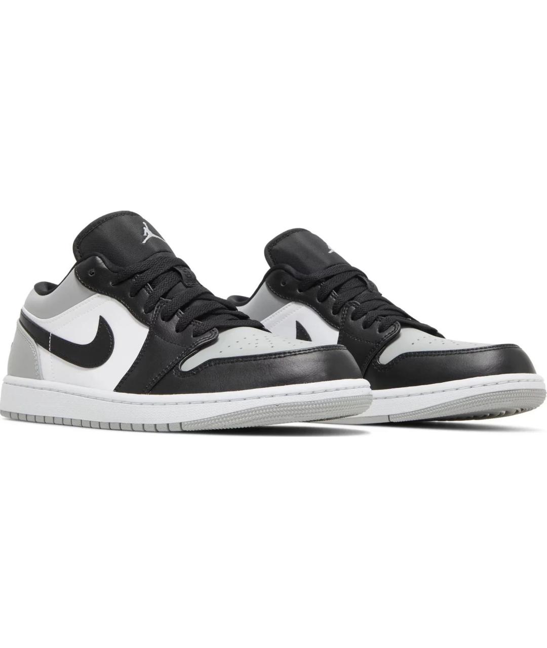 JORDAN Серые кожаные низкие кроссовки / кеды, фото 6