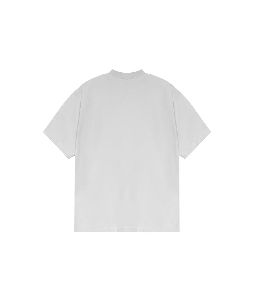 BALENCIAGA Белая футболка, фото 2