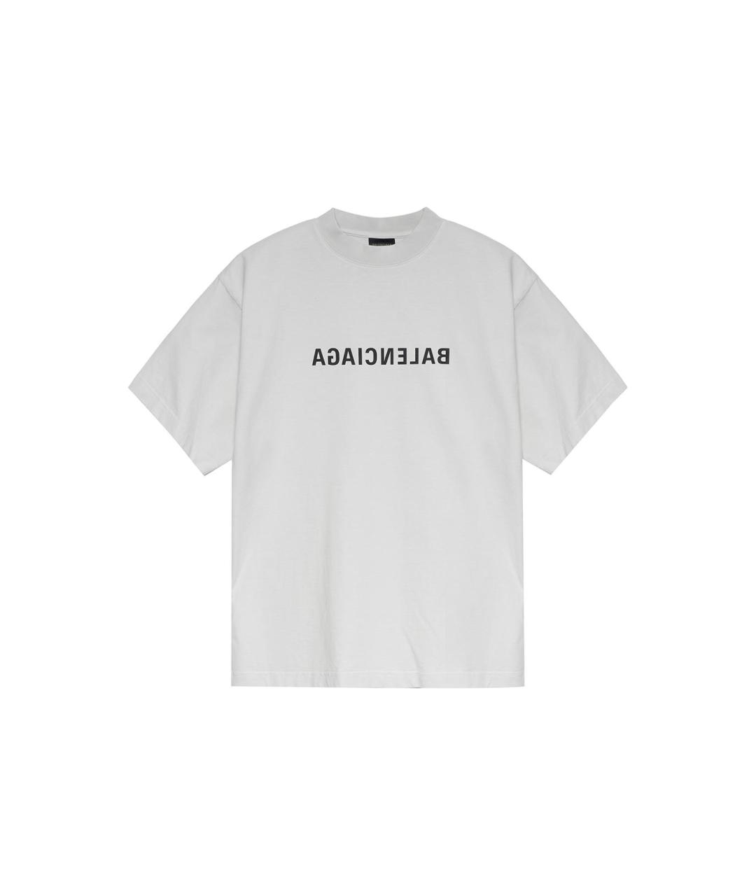 BALENCIAGA Белая футболка, фото 7