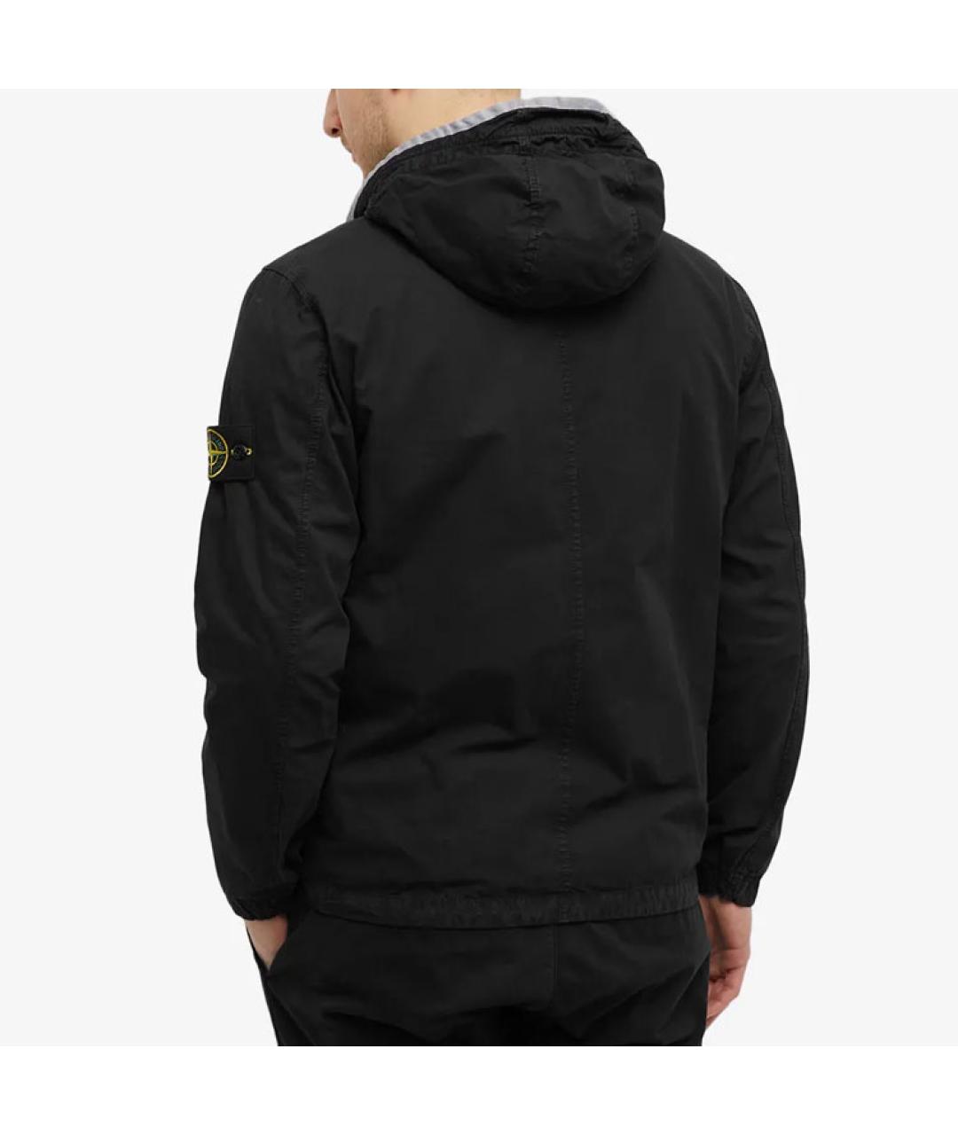 STONE ISLAND Черная куртка, фото 3
