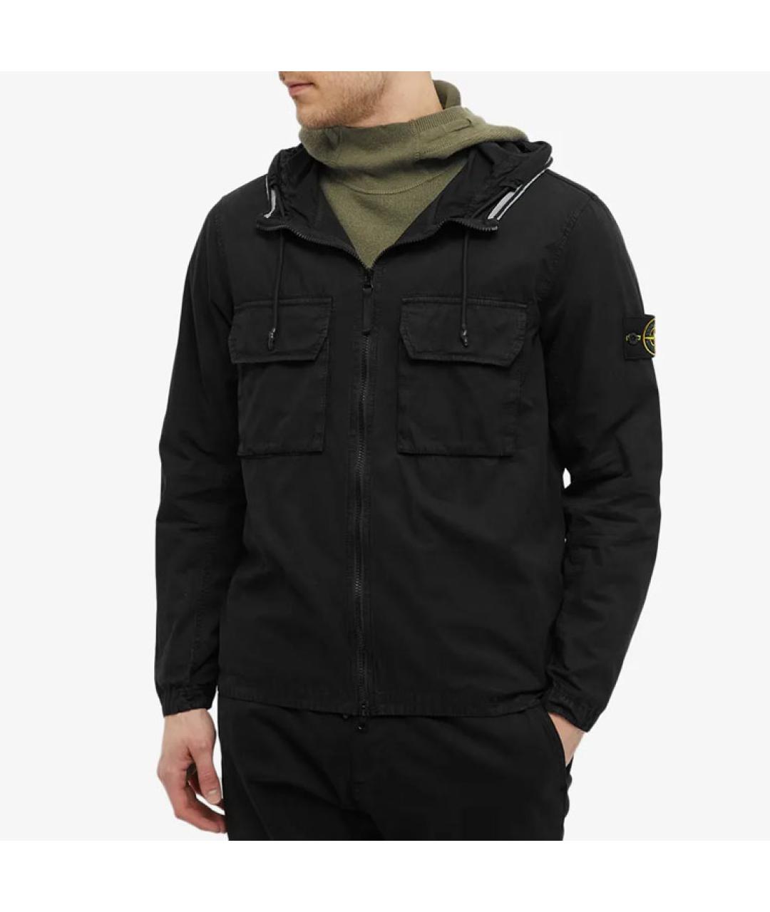 STONE ISLAND Черная куртка, фото 4