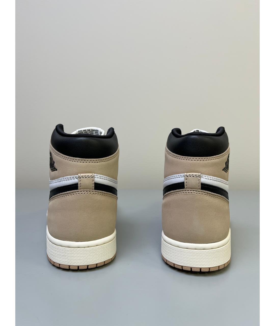 JORDAN Бежевые высокие кроссовки / кеды, фото 5