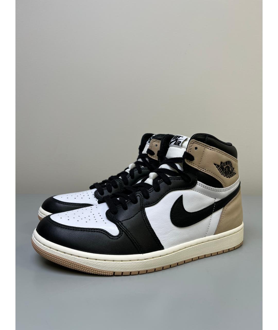 JORDAN Бежевые высокие кроссовки / кеды, фото 2