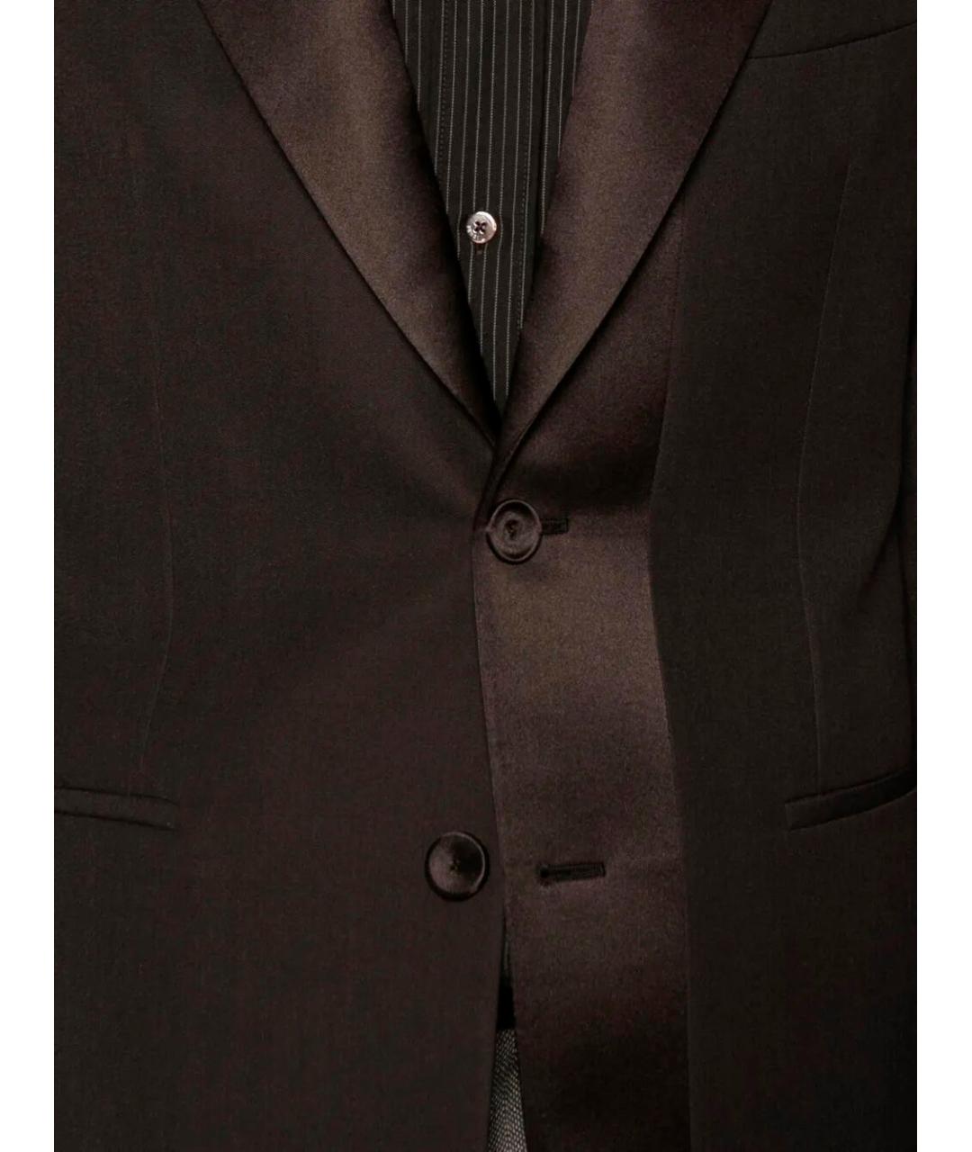 FENDI Коричневый полиэстеровый пиджак, фото 5