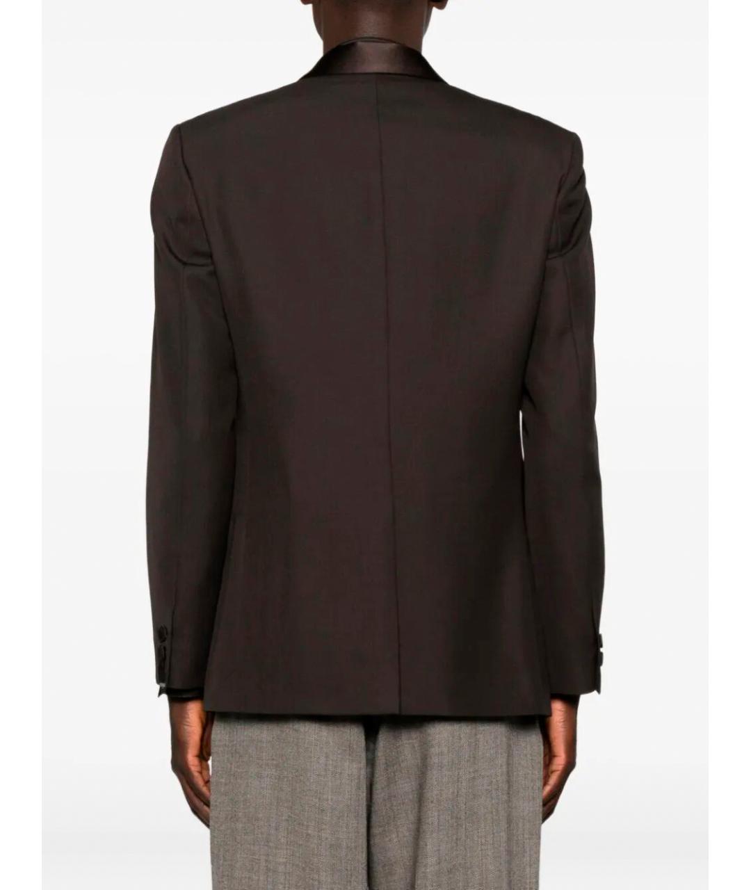 FENDI Коричневый полиэстеровый пиджак, фото 3