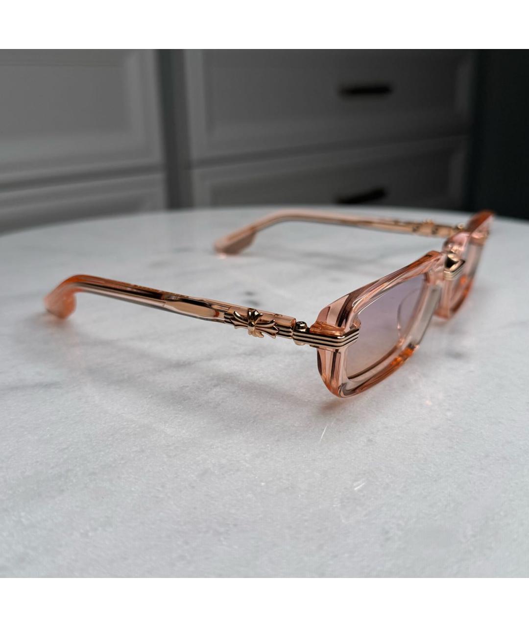 CHROME HEARTS Коралловые пластиковые солнцезащитные очки, фото 5