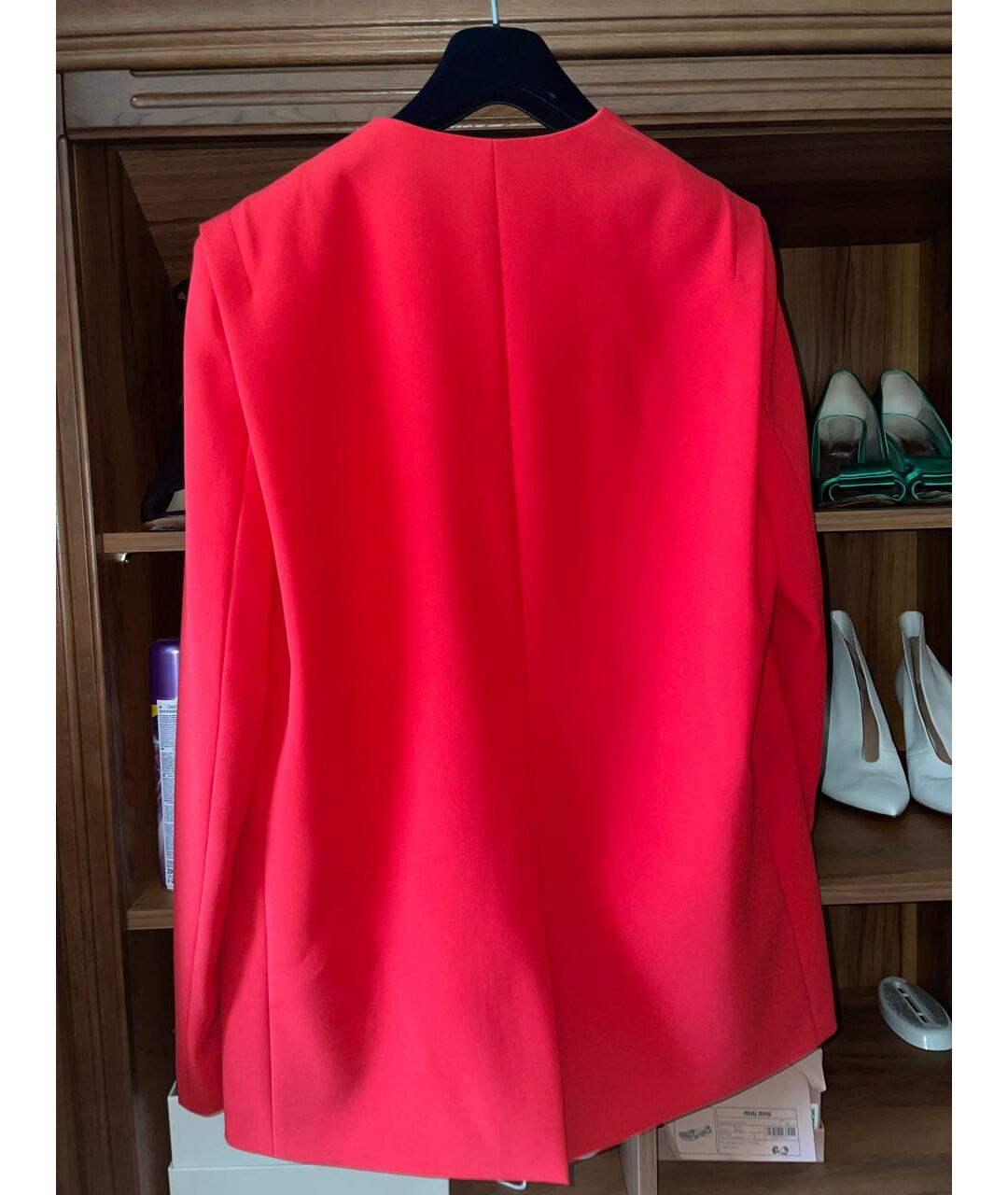 KENZO Красный ацетатный жакет/пиджак, фото 2