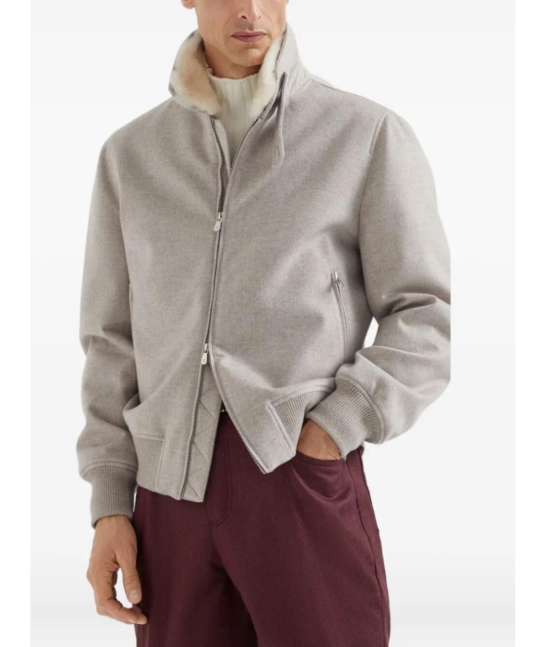 BRUNELLO CUCINELLI Мульти кашемировая куртка, фото 4