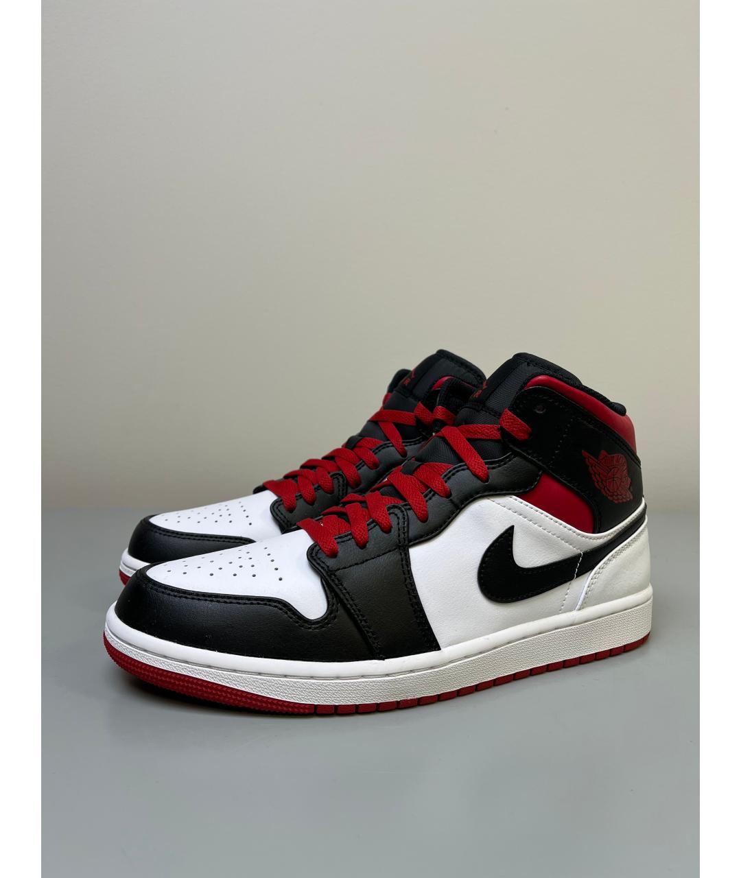 JORDAN Красные высокие кроссовки / кеды, фото 2