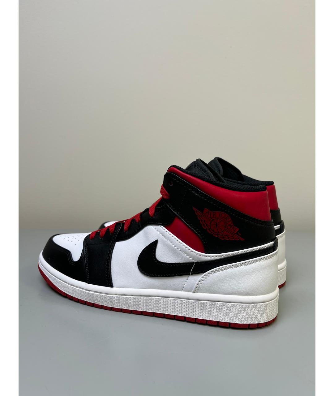 JORDAN Красные высокие кроссовки / кеды, фото 4