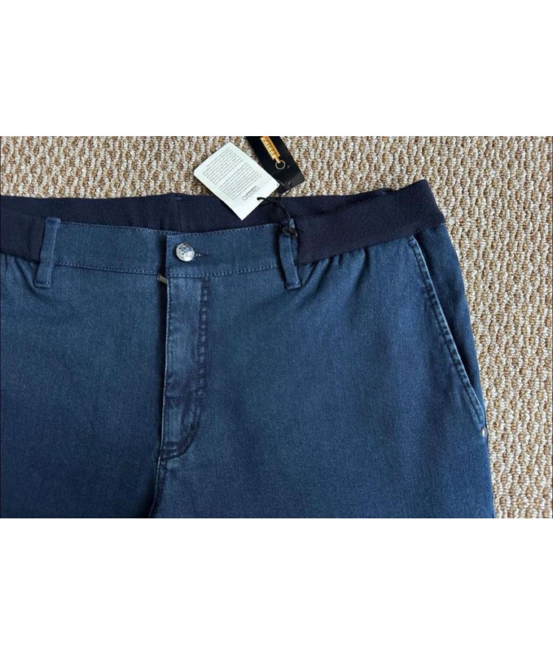 ZILLI Темно-синие джинсы, фото 5