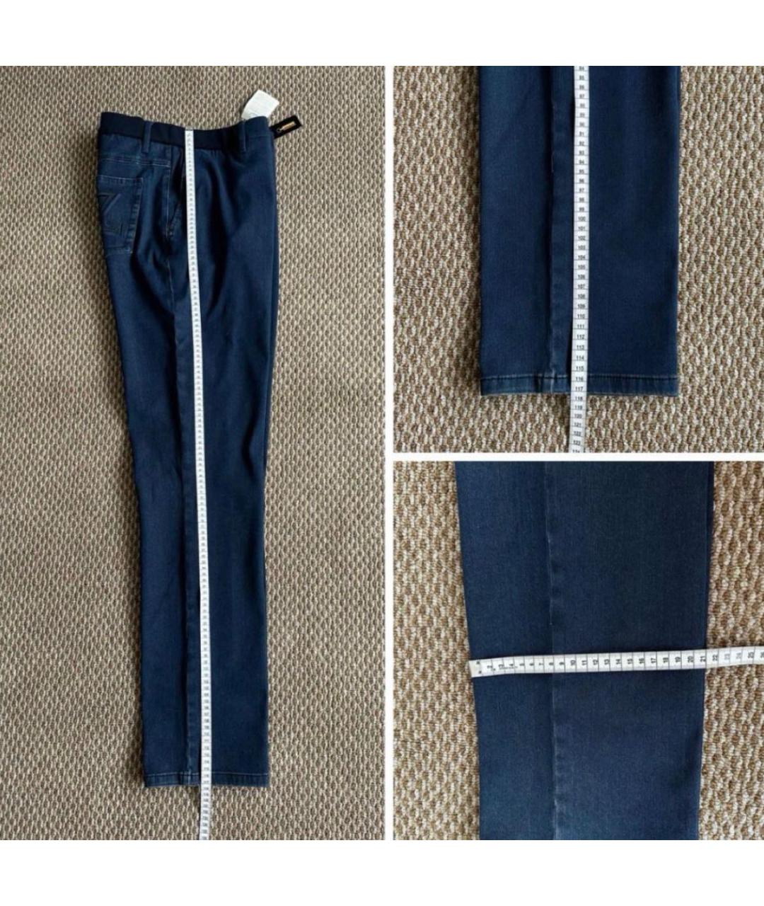 ZILLI Темно-синие джинсы, фото 8