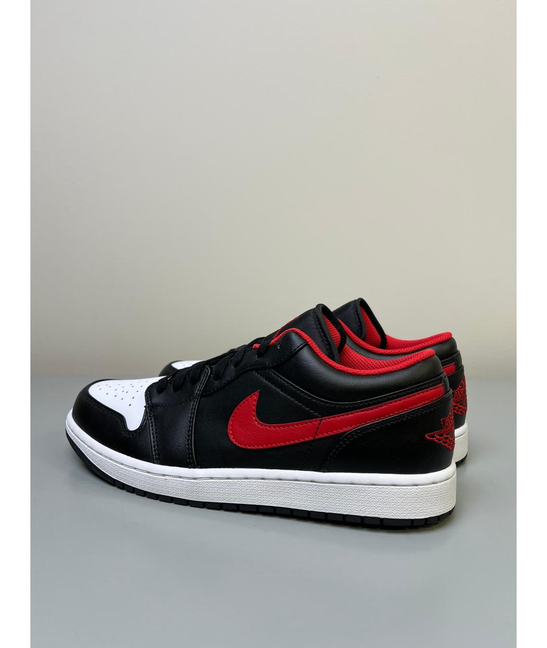 JORDAN Красные низкие кроссовки / кеды, фото 4