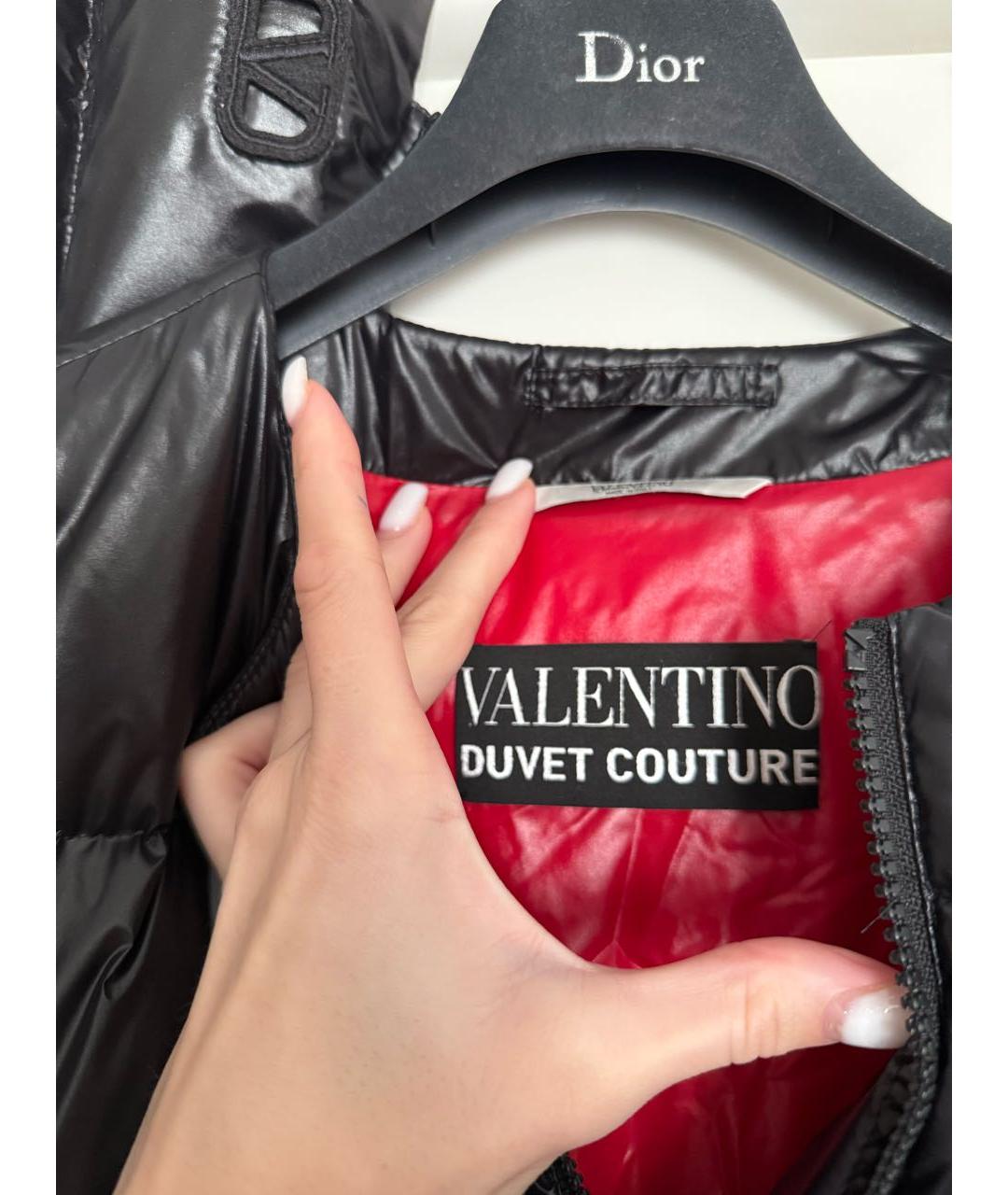 VALENTINO Черный пуховик, фото 4