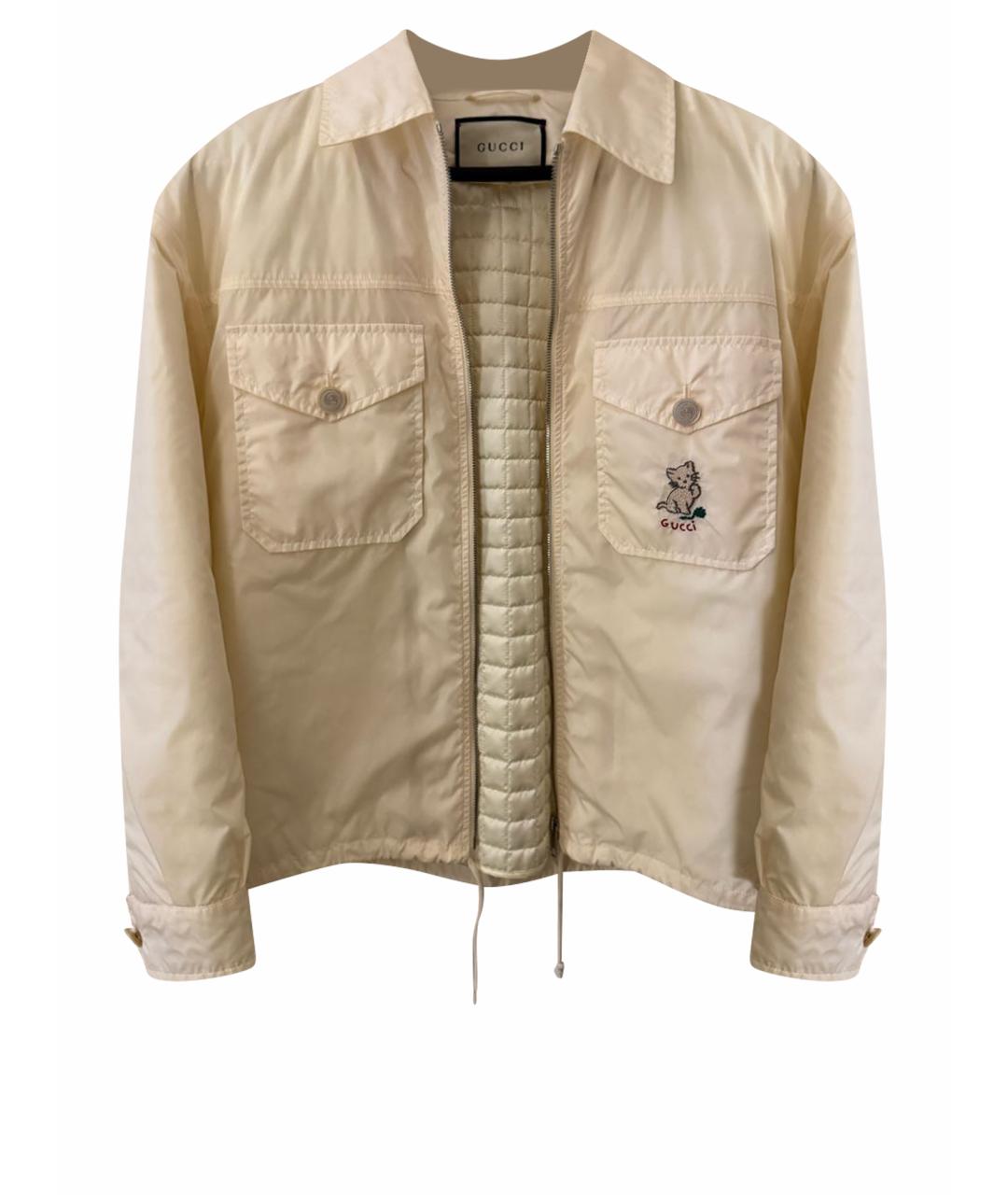 GUCCI Белая куртка, фото 1