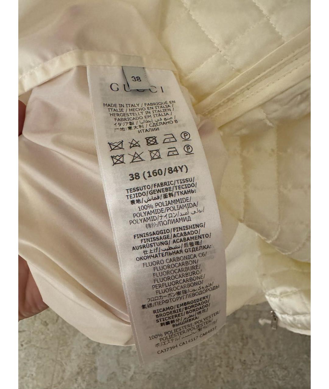 GUCCI Белая куртка, фото 4