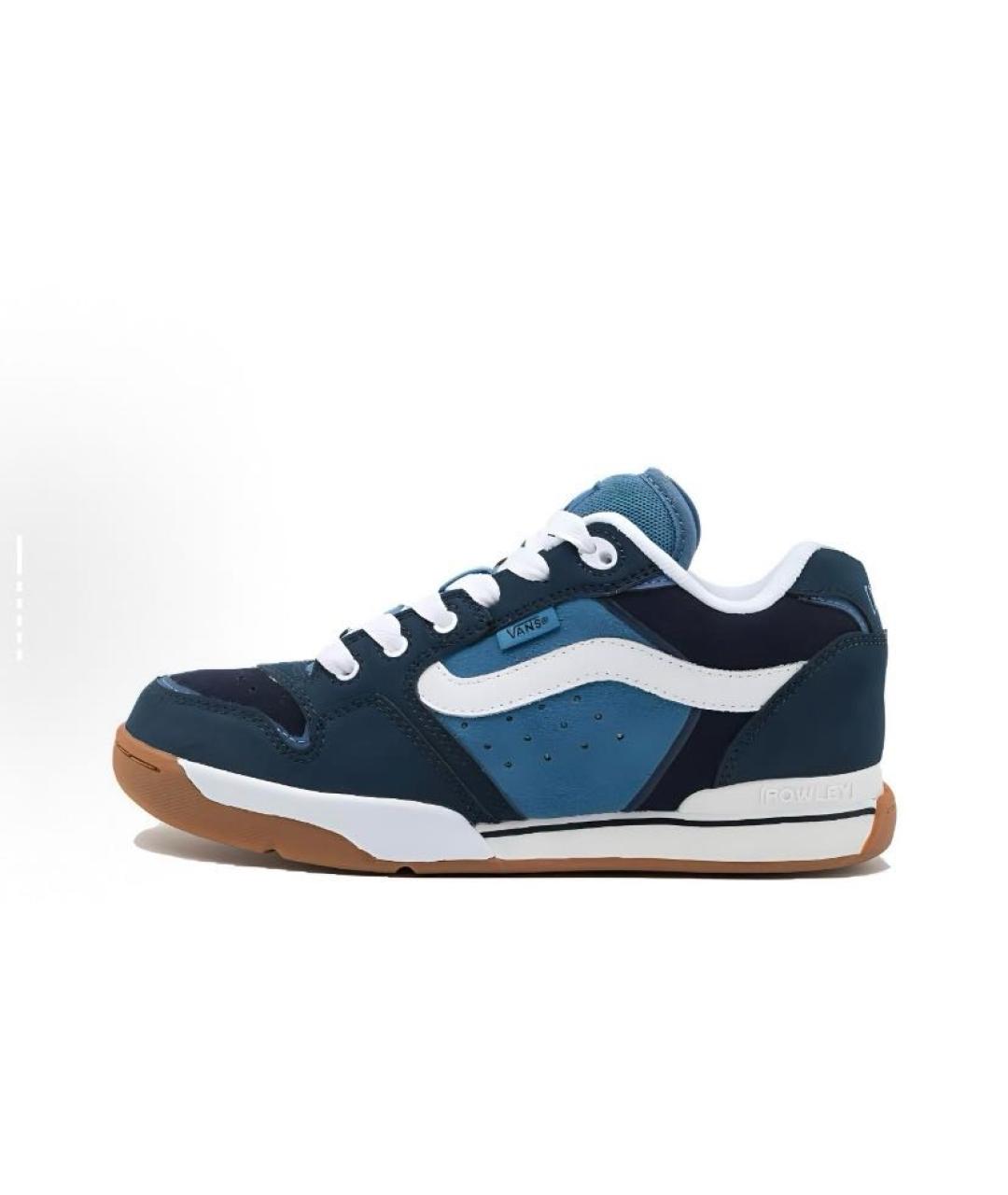 VANS Синие замшевые кроссовки, фото 2