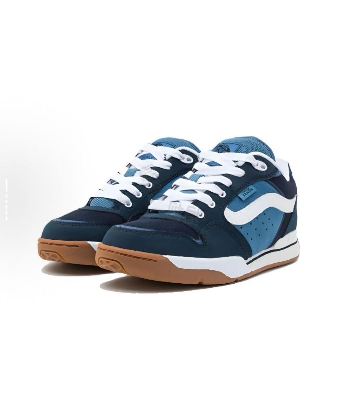 VANS Синие замшевые кроссовки, фото 3