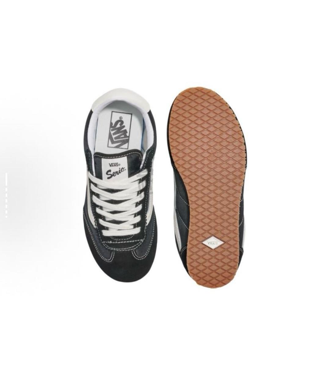 VANS Черные текстильные кроссовки, фото 5
