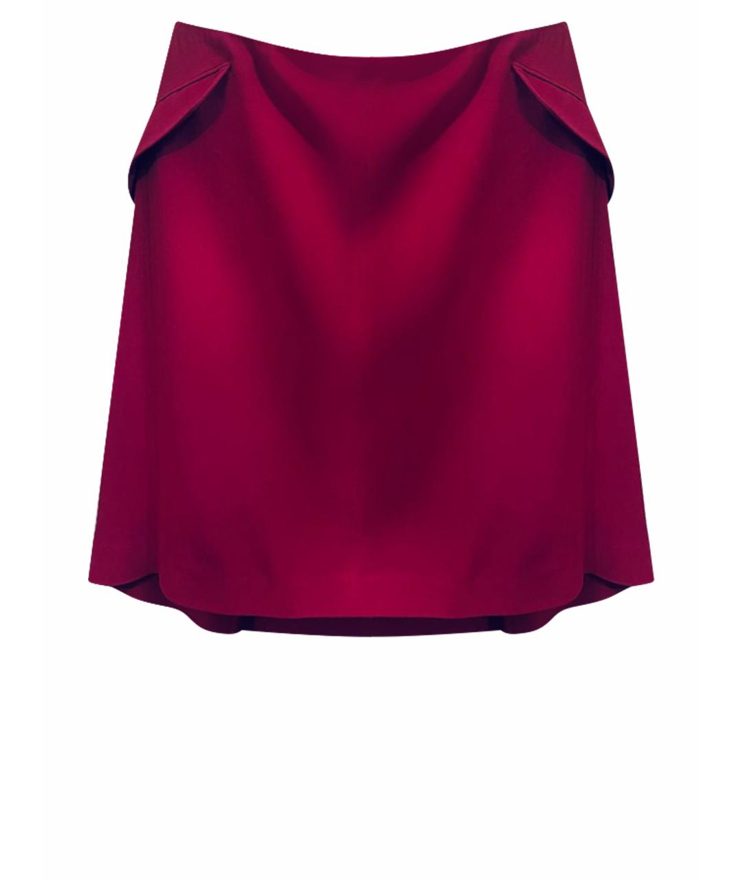 EMPORIO ARMANI Розовая полиэстеровая юбка мини, фото 1