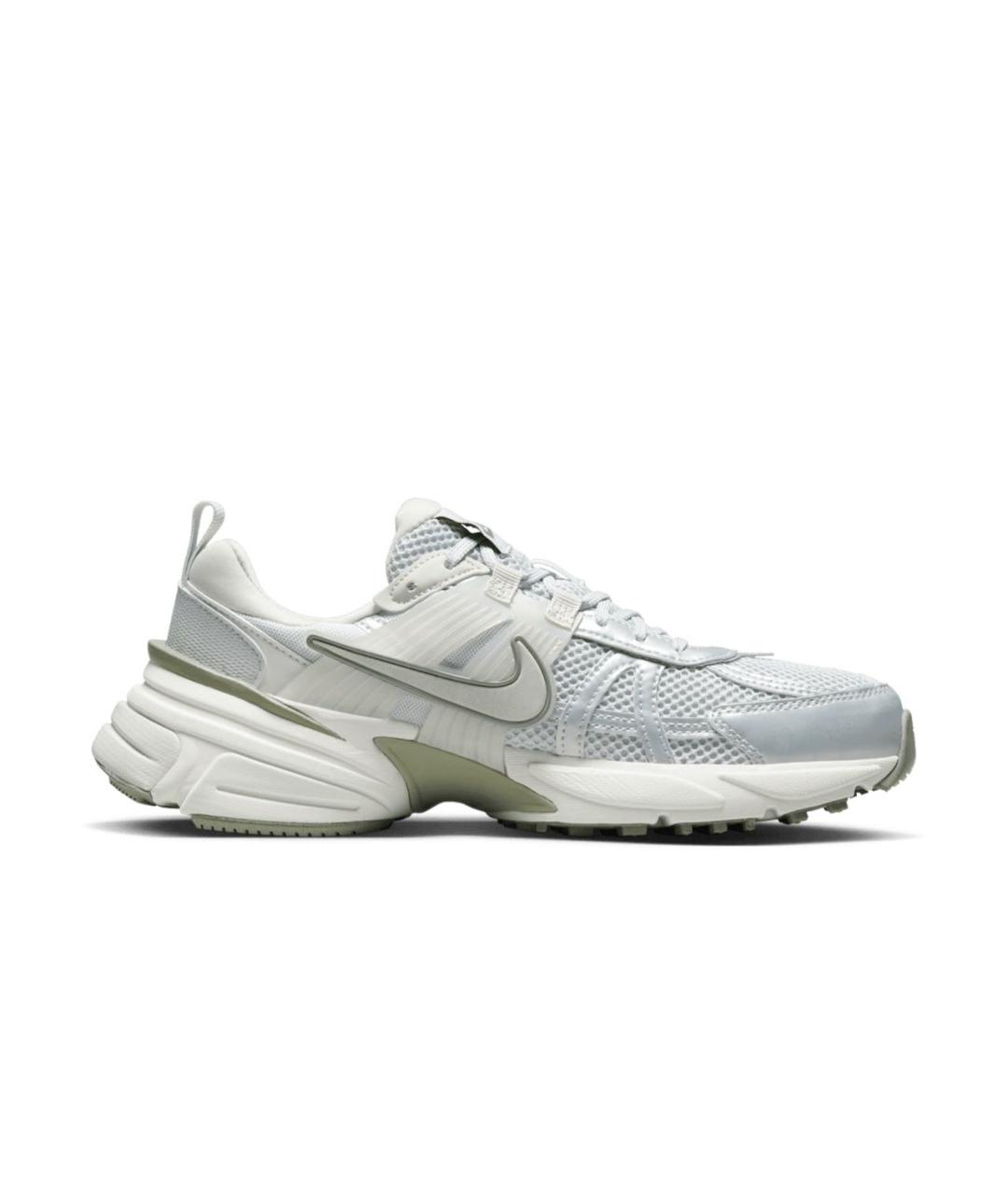 NIKE Серые кожаные кроссовки, фото 1