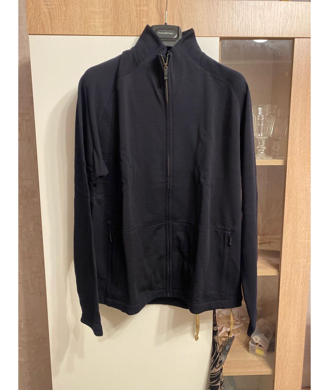 ERMENEGILDO ZEGNA XXX Черный шерстяной кардиган, фото 6