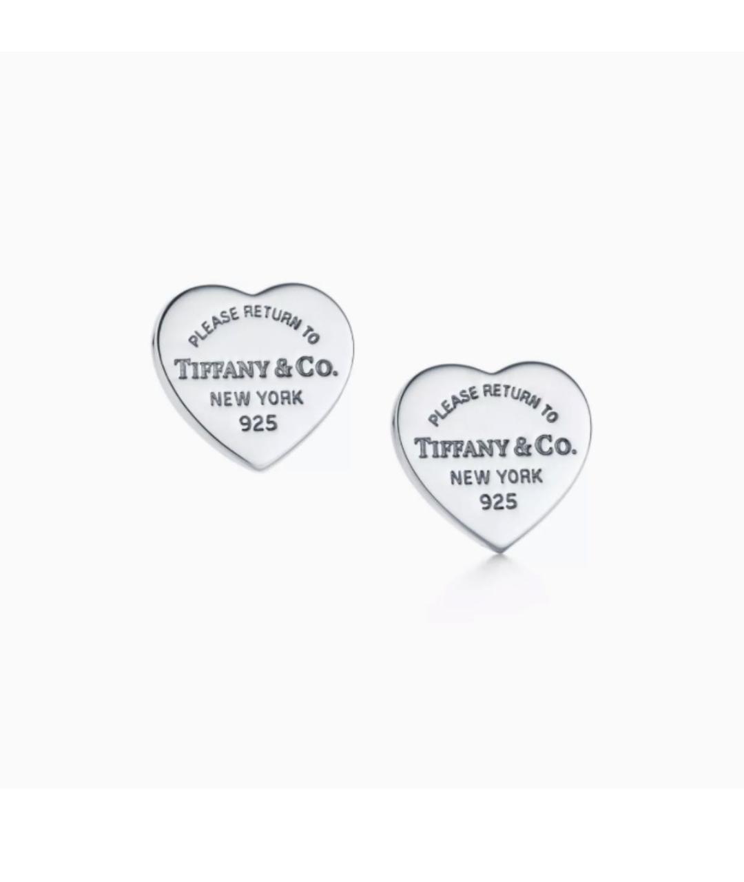 TIFFANY&CO Серебряные серебряные серьги, фото 4