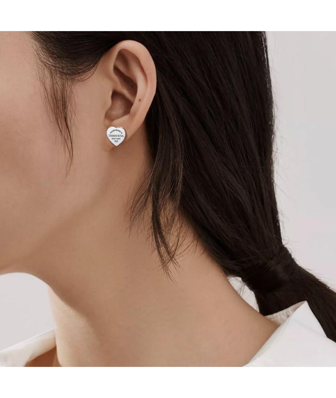 TIFFANY&CO Серебряные серебряные серьги, фото 2