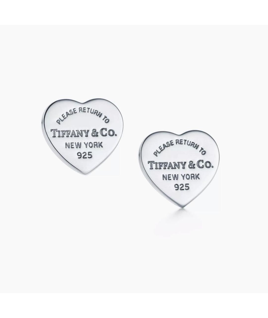 TIFFANY&CO Серебряные серебряные серьги, фото 3