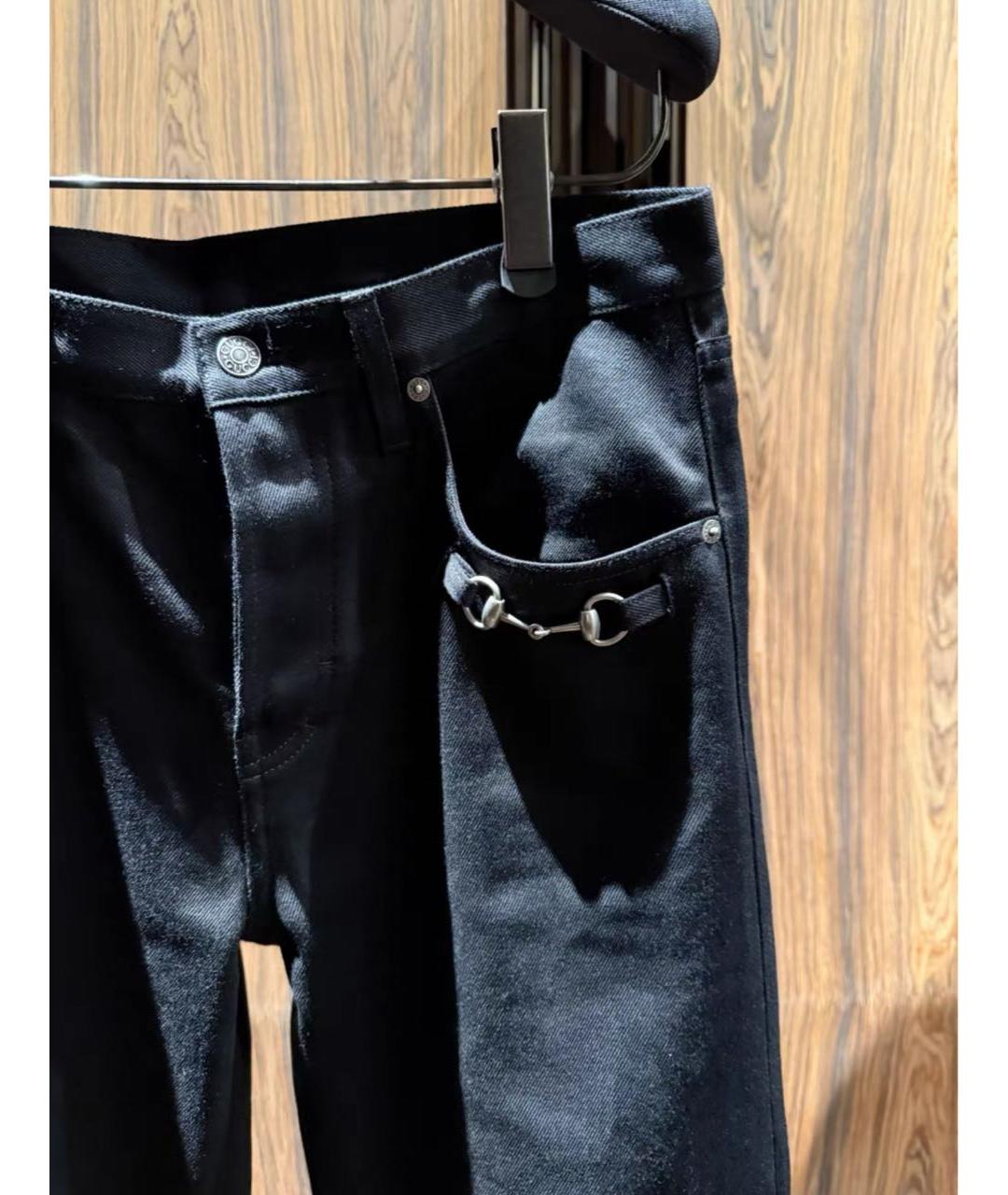 GUCCI Черные джинсы скинни, фото 2