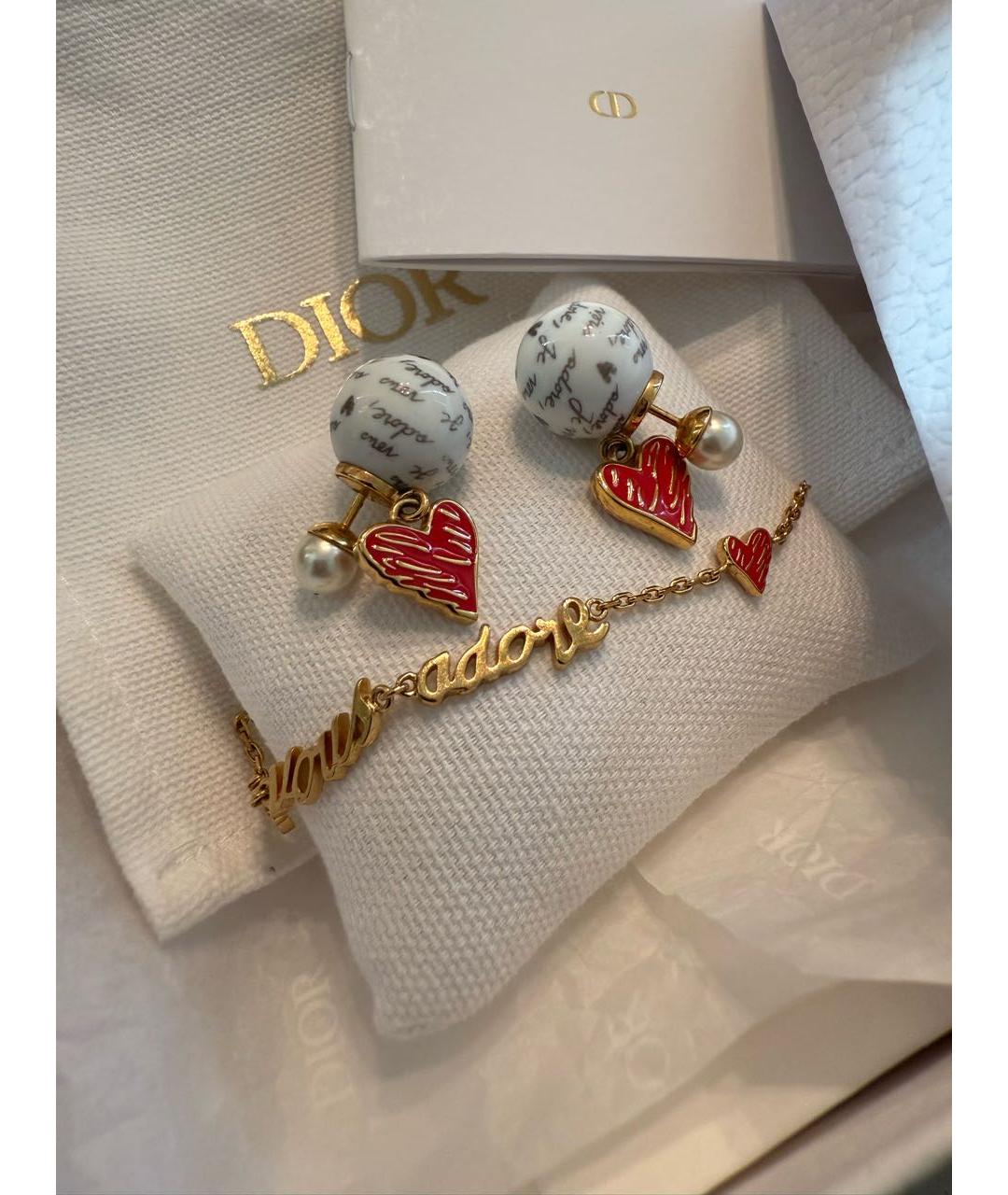 CHRISTIAN DIOR Золотой металлический комплект, фото 4